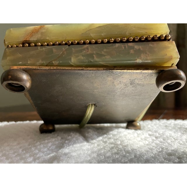 1970s French Bronze Marble Table Lamp For Sale - Image 12 of 12