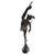 Neapolitan Artist after Giambologna, Large Patinated Figure of Mercury, Bronze For Sale - Image 11 of 11