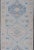 Modern Oushak Medallion Design Runner With Light Blue Color by Keivan Woven Arts For Sale In Atlanta - Image 6 of 11