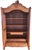 Brown Antique French Louis XV Style Carved Walnut Double Mirror Door Armoire Wardrobe For Sale - Image 8 of 18