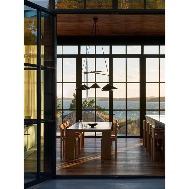 Wood Emily Group of Five Semi Matte Pendant by Daniel Becker For Sale - Image 7 of 13