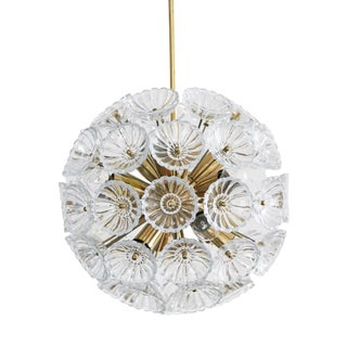 Vintage Space Age DDR Dandelion Sputnik Lamp Pendant Light from Veb Ebersbach, GDR, 1960s For Sale