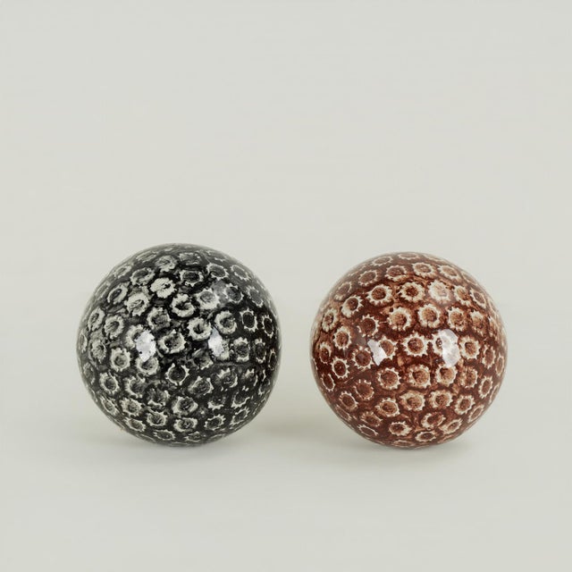 Antique English Lawn Balls Collection For Sale - Image 4 of 6