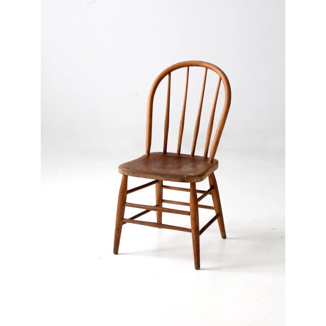 Antique Spindle Back Farmhouse Chair Chairish