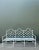 Showcasing classic Chinoiserie elegance, this vintage outdoor sofa is crafted from durable cast aluminum featuring...