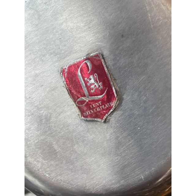 1950s Lunt Silverplate Porringer Bowl For Sale - Image 5 of 5