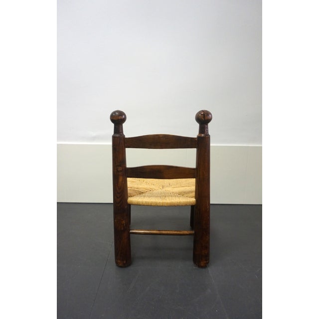 Vintage French Low Chair, 1960s For Sale - Image 3 of 7