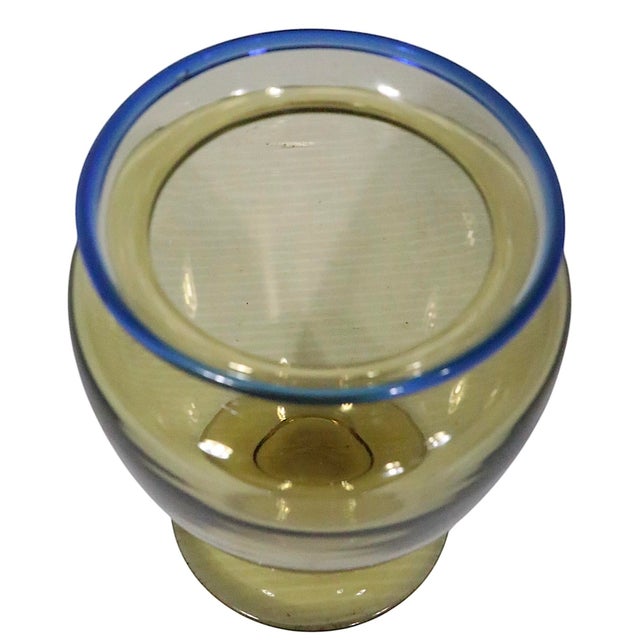 Steuben Art Glass Vase by Frederick Carter for Steuben Model 938, Circa 1920's For Sale - Image 4 of 8