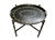 Add timeless style and versatile function to your home with this lovely pair of oval tole tray tables. Featuring removable...