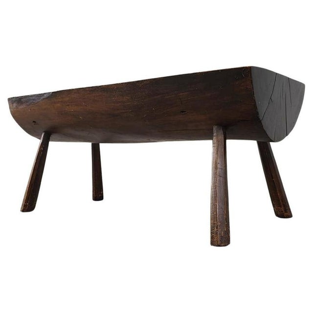 Brutalist Wooden Coffee Table, 1960s For Sale - Image 15 of 15