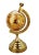 Brass Vintage Style Solid Brass World Map Globe For Sale - Image 8 of 9