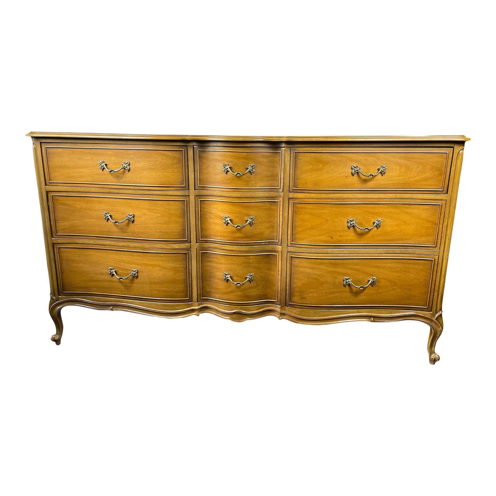 1970s Drexel Heritage Touraine French Provincial Triple Dresser Chairish