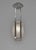 1930s Degue Pair of French Art Deco Nickel Bronze Floral Pendant Lights - 1930s For Sale - Image 5 of 13