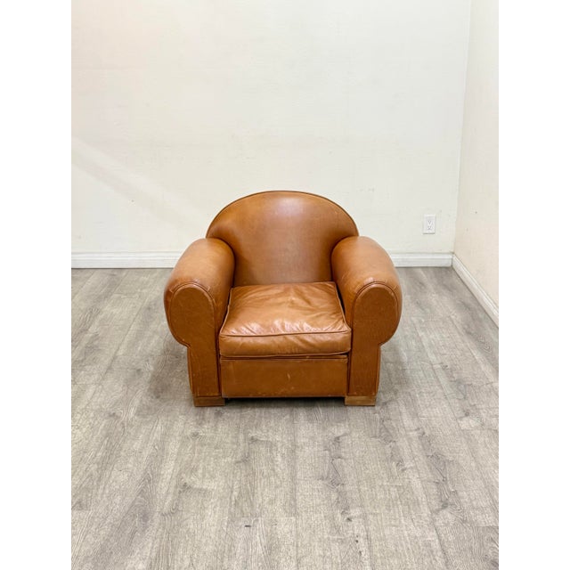 Animal Skin Pair of Vintage Leather Chairs For Sale - Image 7 of 10