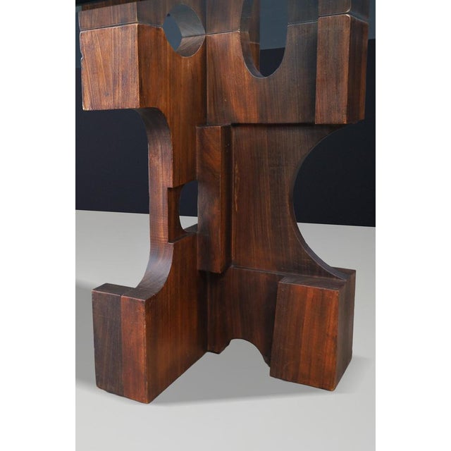 1980s Sculptural Dining Table by Nerone Ceccarelli for Gruppo NP2, Italy, 1982 For Sale - Image 5 of 18