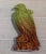 Antique majolica hawk with original glass eyes. Great for your collection of all things majolica; and perfect for mountain...