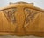 Wood Vintage French Louis XVI Double Bed Frame in Carved Oak For Sale - Image 7 of 15