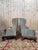 Wood George III Style Wingback Armchairs in Carved Wood, 18th Century, Set of 2 For Sale - Image 7 of 8