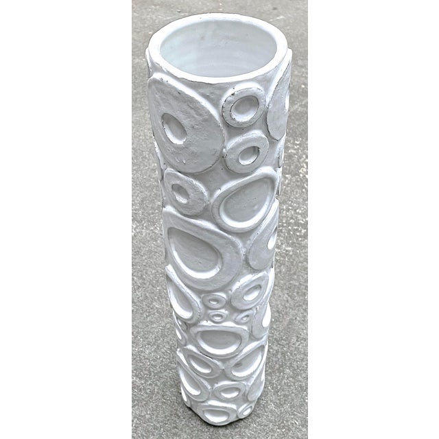 Jonathan Adler Couture Circles Bespoke Tall Vase Chairish