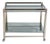 Chromed Steel Serving Cart Side Table, 1970s For Sale - Image 12 of 12