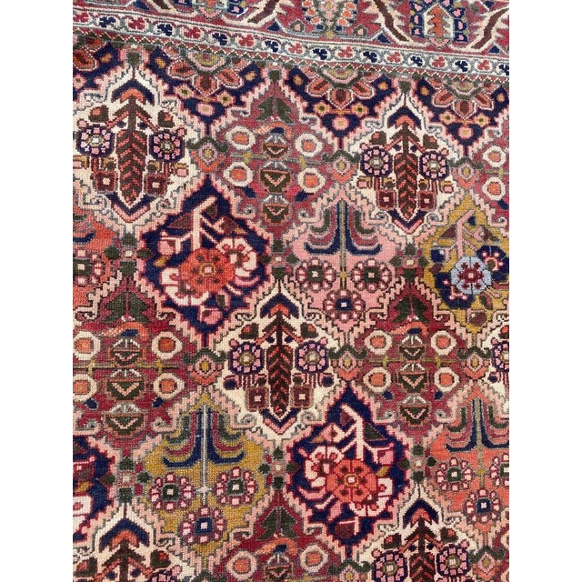 Pink Vintage Bakhtiari Rug, 1950s For Sale - Image 8 of 18