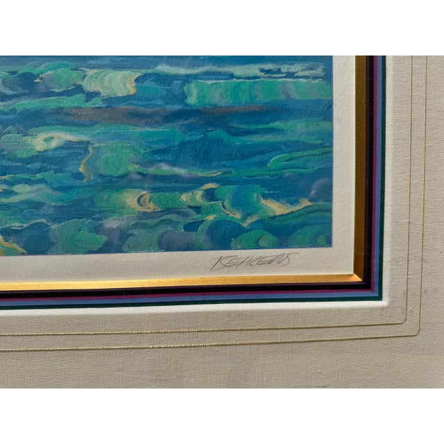 Howard Behrens Sausalito Limited Edition Signed and Numbers Serigraph Print Cxxxix-Clxxv(138/175) For Sale In San Francisco - Image 6 of 9