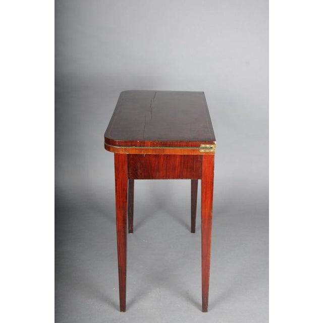 English Console Table in Mahogany For Sale - Image 4 of 12