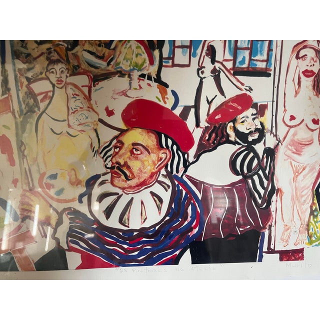 1990s Murilo Ribeiro Limited Edition Print (30/100) Original Artist Expressionism, Brazil- Signed in Pencil For Sale - Image 4 of 12
