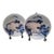 Late 19th CenturyBlue & White Japanese Centerpiece Bowls - Pair For Sale