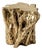 Rh - Gold Leaf Tree Trunk Log Side Table For Sale