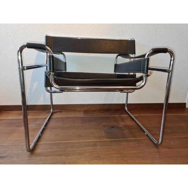 Gavina Wassily Club Chair by Marcel Breuer for Gavina, 1972 For Sale - Image 4 of 18