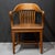 Antique Solid Quarter-Sawn Oak Banker's Chairs c.1934 For Sale - Image 11 of 18