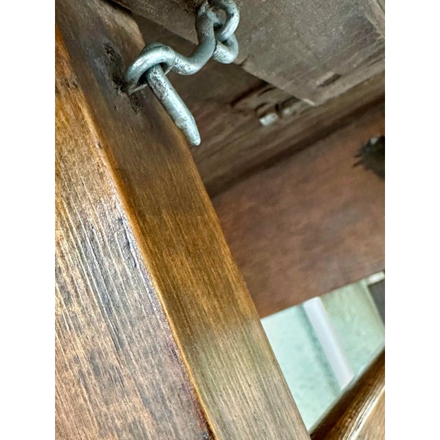 Vintage Mid 20th Century Wood Gate Leg Drop Leaf Table For Sale - Image 11 of 12