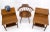 Pair Walnut American Mid-Century Modern One Drawer Step End Tables Stands For Sale - Image 12 of 13