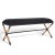 Contemporary Carmelo Hemp Wrapped Bench - Black/Black For Sale - Image 3 of 9