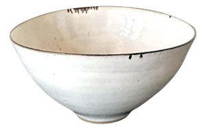 British Studio Ceramic Bowl with Magnesium Glaze Lucie Rie