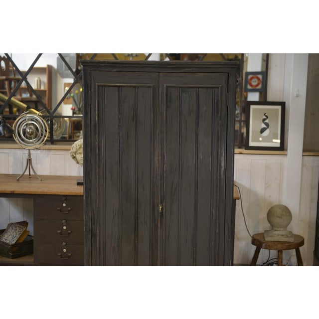 Vintage Patinated Wardrobe, 1950s For Sale - Image 9 of 15
