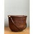 Wood Vintage Woven Rattan Nantucket Basket With Handle For Sale - Image 7 of 12