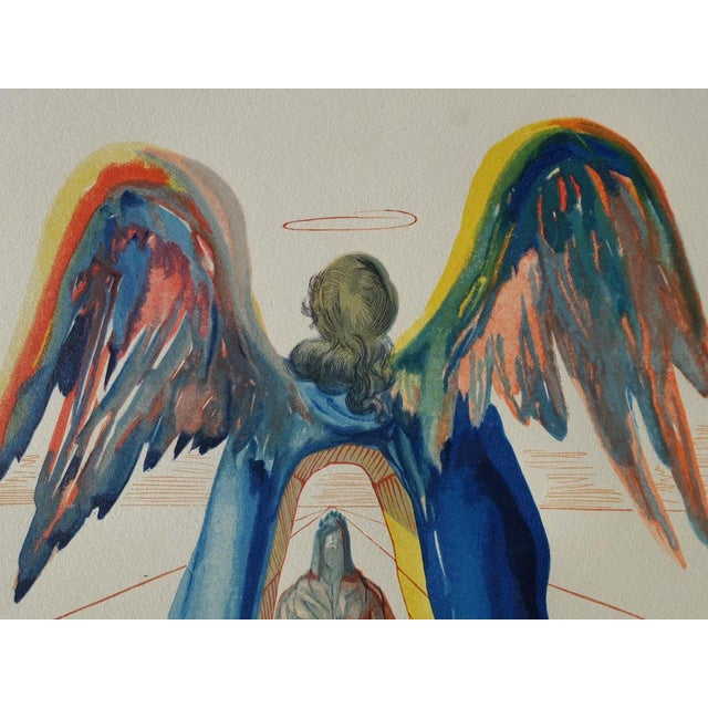 Salvador Dali, Dante purifié, Etching For Sale - Image 4 of 8