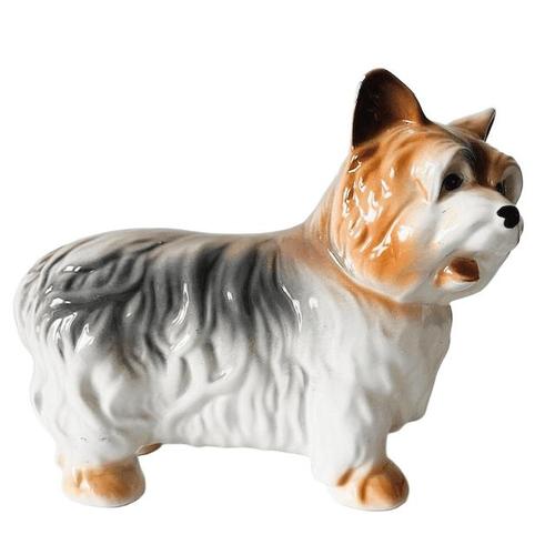 Vintage mid-century Imoto Nagoya Collection Yorkshire Terrier Ceramic Figurine from the 1960s. Bring a touch of charm into...