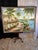Monumental Coastal Tropical Palm Tree Island Vista Original Oil Painting Immerse your interior in the serene, sun-drenched...