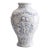 Vintage Neoclassical Style Italian Blue Majolica Cherubs Vase For Sale
