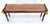 Fine Turned Solid Mahogany Base Tassels Decorated Upholstery 48" Long Bench MINT