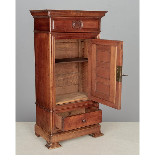 19th Century French Louis Philippe Style Wall Cabinet For Sale In Orlando - Image 6 of 8