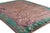 Textile Antique Chinese Art Deco Rug - Plum & Jade Green Floral Wool 9x12 For Sale - Image 7 of 12