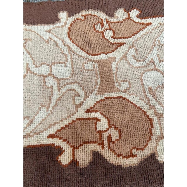 Mid-Century French Cogolin Rug, 1940s For Sale - Image 9 of 18