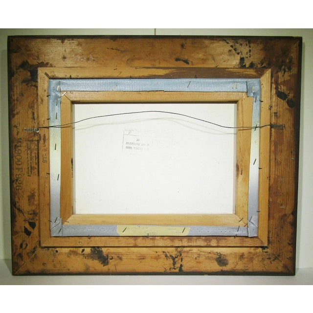 Green H. Hargrove Serigraph Oil Painting on Canvas Antique Car, General Store, Framed For Sale - Image 8 of 9