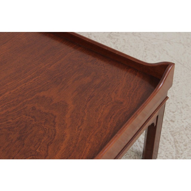 Smith & Watson Attributed Chippendale English Mahogany Coffee Table For Sale In Philadelphia - Image 6 of 11