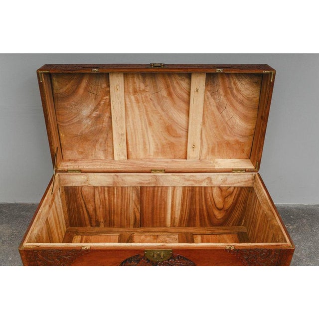 Asian Camphor Chest in Mahogany, Late 20th Century For Sale - Image 18 of 18