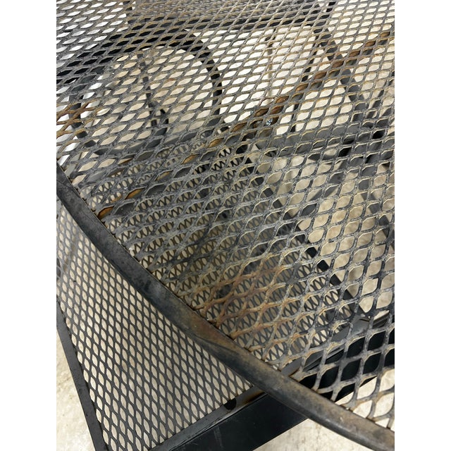 Transitional Vintage Wrought Iron Patio Set in the Style of Russell Woodard For Sale - Image 3 of 12